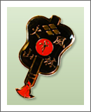 軍配ピンバッチ