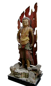 三日市場地区　勘助不動像